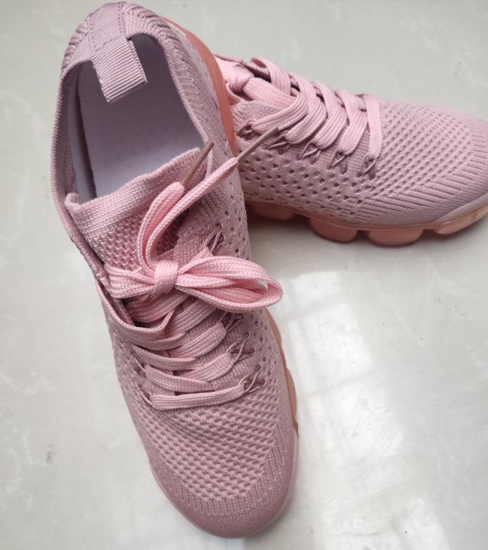 Women's Vulcanize Stylish Sneakers Fashionable Luxury Summer Air Cushion Sole Running Lightweight Mesh Tennis Sneaker Fashion Athletic Walking Shoes Elegant Design Stevvex