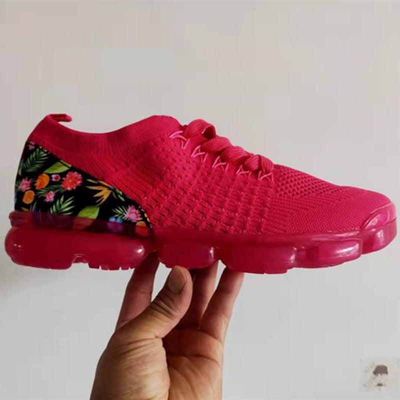 Women's Vulcanize Stylish Sneakers Fashionable Luxury Summer Air Cushion Sole Running Lightweight Mesh Tennis Sneaker Fashion Athletic Walking Shoes Elegant Design Stevvex