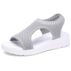 Women Sandals Breathable Comfort Walking Shoes Heels Summer Platform Sandal Casual Comfortable Sandals For Women Ankle Elastic Lightweight Soft Modern Beach Sandals Stevvex