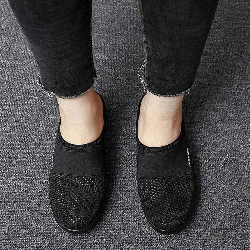 Women Sandals Fashion Platform Shoes Comfy Clogs Breathable Slippers Mesh Lightweight Footwear Air Cushion Platform Mesh Sneaker Sandals For Female Lightweight Beach Shoes Stevvex