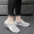 Women Sandals Fashion Platform Shoes Comfy Clogs Breathable Slippers Mesh Lightweight Footwear Air Cushion Platform Mesh Sneaker Sandals For Female Lightweight Beach Shoes Stevvex