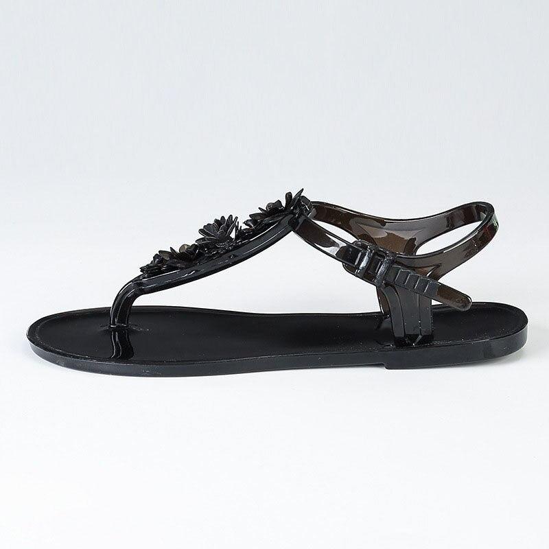Women Sandals Flip Flops New Summer Fashion Beach Flower Breathable Non-Slip Flat Slides Casual Womens Flat Sandals T-strap Thong Summer Flip Flops Dressy Sandals Stevvex