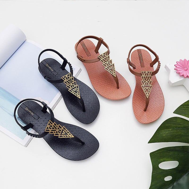 Women Sandals Flip Flops Summer Flat Shoes Woman Sandals Beach Flat Sandals T-Strap Sandals Strappy Flip Flop Sandal Flat Slide Casual Summer Beach Thong Slipper Stevvex