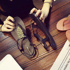 Women Sandals Flip Flops Summer Flat Shoes Woman Sandals Beach Flat Sandals T-Strap Sandals Strappy Flip Flop Sandal Flat Slide Casual Summer Beach Thong Slipper Stevvex