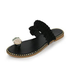 Women Sandals Slippers Flat Flip Flops String Bead Summer Fashion Woman Slides Elegant Pineapple Slides Flat Sandals Strappy Slides Sandals Open Toe Summer Beach Outdoor Shoes Stevvex