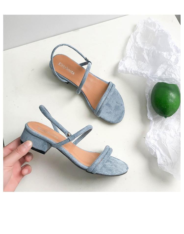 Women Sandals Summer Blue Shoes Flats Heel Flip Flip Flop Sandals Women Back Strap Flat Sandals Adjustable Casual Sandal With Open Toe Sandals Stevvex