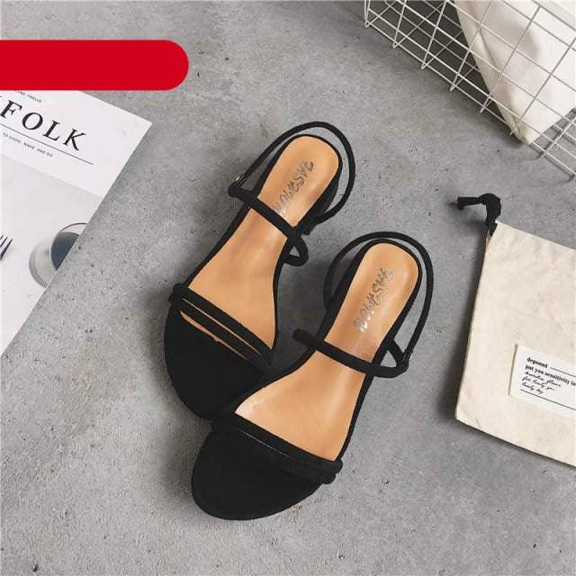 Women Sandals Summer Blue Shoes Flats Heel Flip Flip Flop Sandals Women Back Strap Flat Sandals Adjustable Casual Sandal With Open Toe Sandals Stevvex