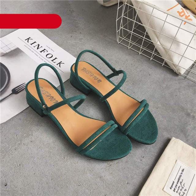 Women Sandals Summer Blue Shoes Flats Heel Flip Flip Flop Sandals Women Back Strap Flat Sandals Adjustable Casual Sandal With Open Toe Sandals Stevvex