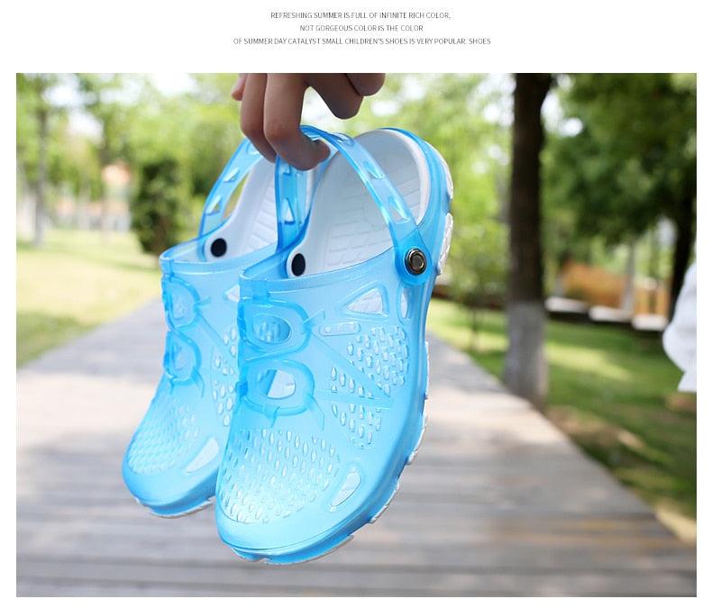 Women Sandals Summer Slippers New Women Outdoor Beach Casual Shoes Water Clogs Shoes Comfortable Slip-on Summer Beach Sandals For Women Stevvex