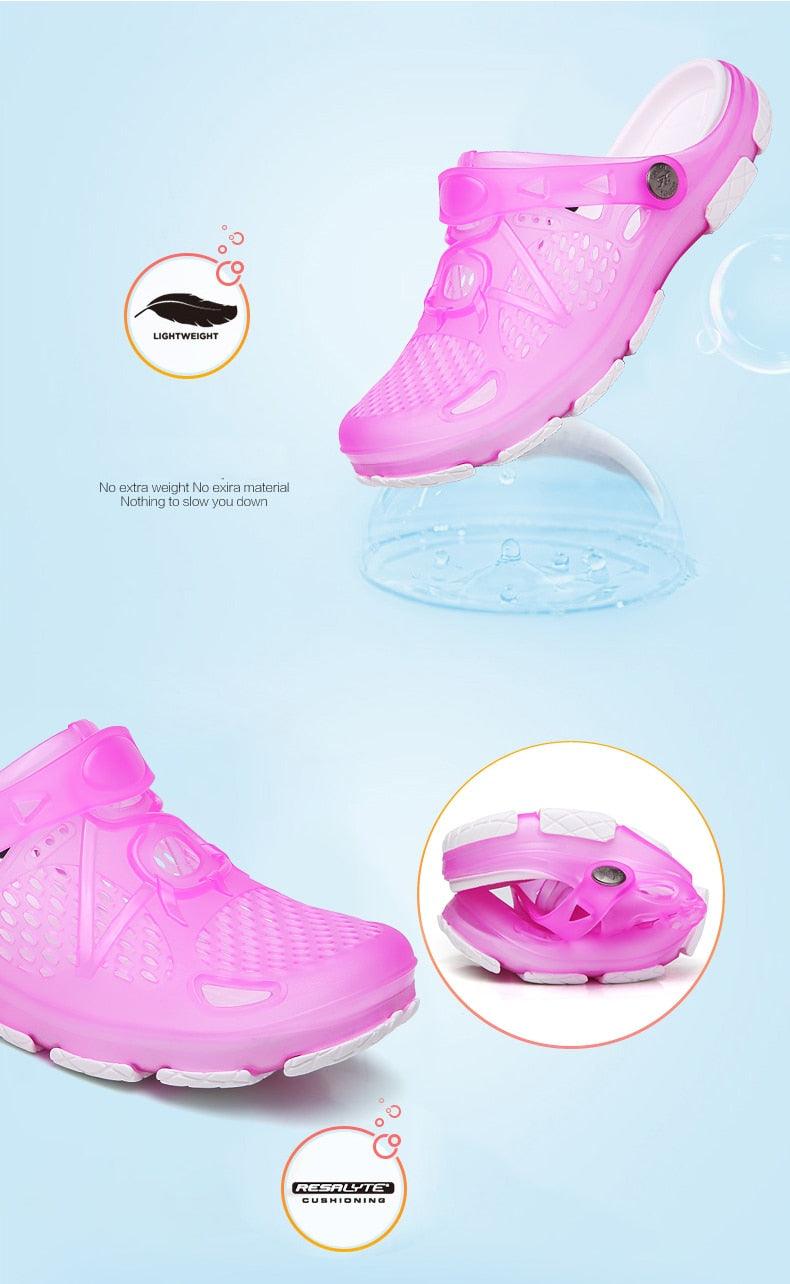 Women Sandals Summer Slippers New Women Outdoor Beach Casual Shoes Water Clogs Shoes Comfortable Slip-on Summer Beach Sandals For Women Stevvex