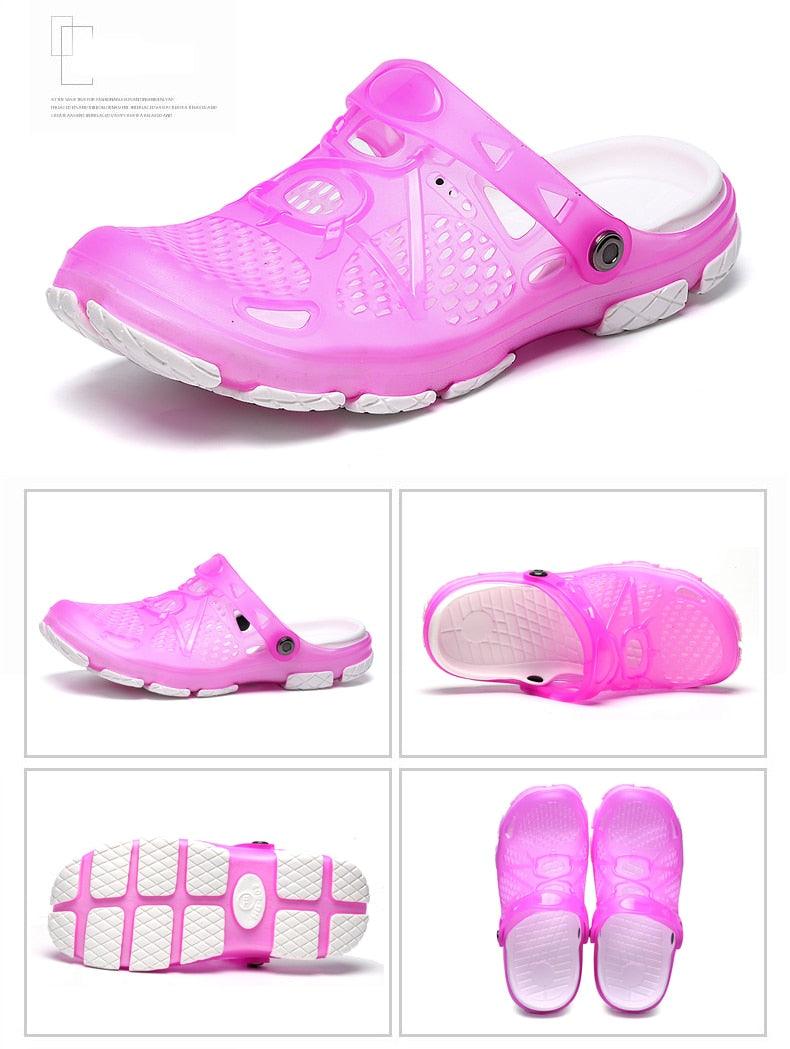 Women Sandals Summer Slippers New Women Outdoor Beach Casual Shoes Water Clogs Shoes Comfortable Slip-on Summer Beach Sandals For Women Stevvex