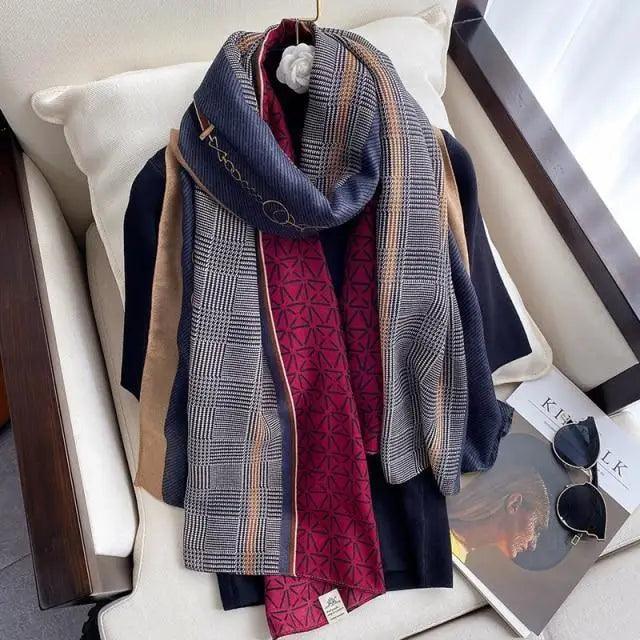 Women Scarf Leopard Print Cotton Large Size Scarfs For Winter Shawls Winter Warm Casual Wear For Women Lovely Floral Tassel Cotton ab Shawls Lady Silk Wraps Scarves Stevvex
