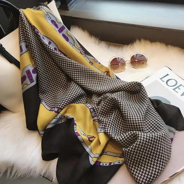 Women Scarf Leopard Print Cotton Large Size Scarfs For Winter Shawls Winter Warm Casual Wear For Women Lovely Floral Tassel Cotton ab Shawls Lady Silk Wraps Scarves Stevvex