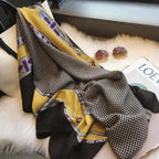 Women Scarf Leopard Print Cotton Large Size Scarfs For Winter Shawls Winter Warm Casual Wear For Women Lovely Floral Tassel Cotton ab Shawls Lady Silk Wraps Scarves Stevvex