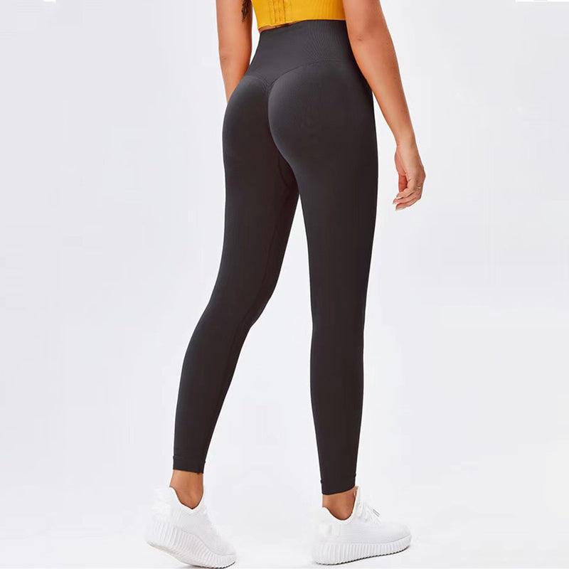 Women Seamless Leggings High Waist Elastic Push Up Leggings Women Lifting Leggings Seamless Workout Yoga Pants Fitness Solid Slim Sport Legging Pants Elegant Soft Female Leggings Stevvex