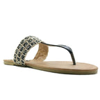 Women Shoes Summer Sandals Casual Shoes Buckle Beach Floral Sandals For Women Flip Flops Thong Flat Sandals T-Strap Sandals Strappy Sandals Modern Outdoor Sandals Stevvex