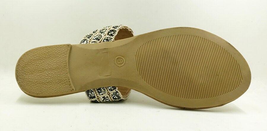 Women Shoes Summer Sandals Casual Shoes Buckle Beach Floral Sandals For Women Flip Flops Thong Flat Sandals T-Strap Sandals Strappy Sandals Modern Outdoor Sandals Stevvex