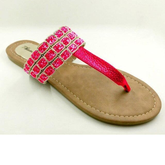 Women Shoes Summer Sandals Casual Shoes Buckle Beach Floral Sandals For Women Flip Flops Thong Flat Sandals T-Strap Sandals Strappy Sandals Modern Outdoor Sandals Stevvex