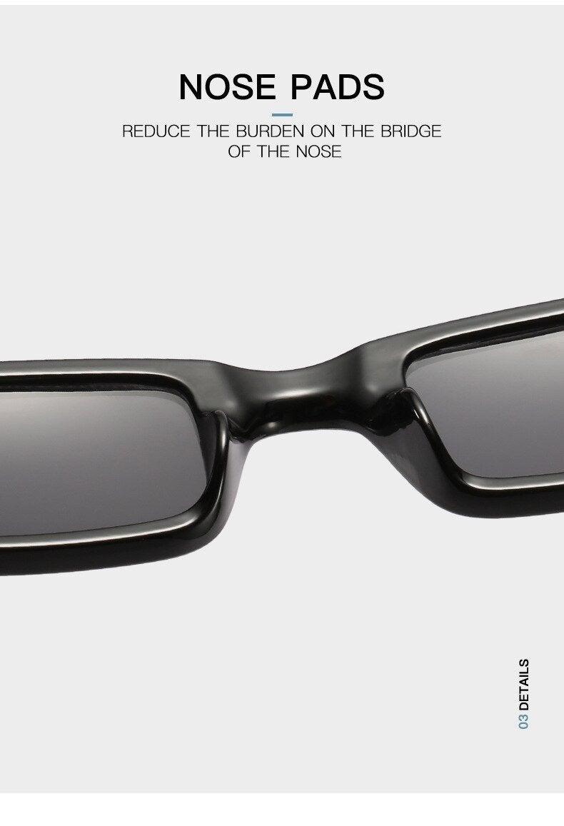 Women Small Luxury Rectangle Sunglasses For Women Lightweight Frame Glasses Elegant Summer UV400 Protection Outdoor Sunglasses Fashion Design Stevvex