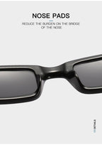 Women Small Luxury Rectangle Sunglasses For Women Lightweight Frame Glasses Elegant Summer UV400 Protection Outdoor Sunglasses Fashion Design Stevvex
