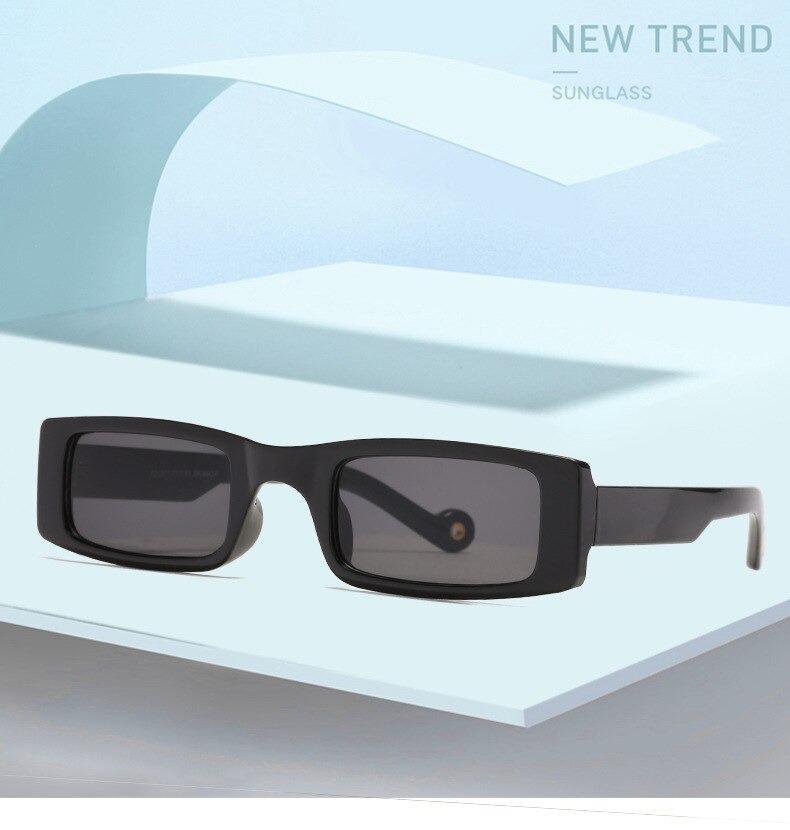 Women Small Luxury Rectangle Sunglasses For Women Lightweight Frame Glasses Elegant Summer UV400 Protection Outdoor Sunglasses Fashion Design Stevvex