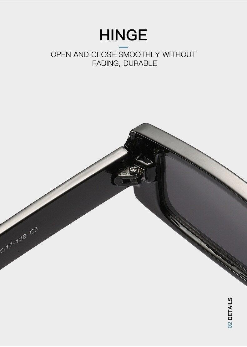 Women Small Luxury Rectangle Sunglasses For Women Lightweight Frame Glasses Elegant Summer UV400 Protection Outdoor Sunglasses Fashion Design Stevvex