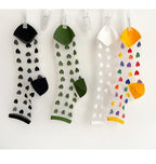 Women Socks New Fashion Long Transparent Cute Heart Thin Socks Female Summer Casual Sweet Funny Socks Stylish Ankle Socks For Women Stevvex
