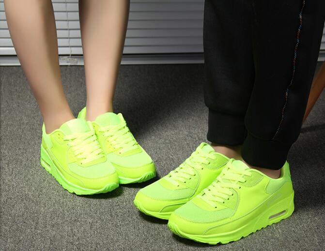 Women Soft Platform Sneakers Green Black Pink Breathable Air Cushion Casual Sports Women Trainers Fashion Lightweight Tennis Sport Walking Athletic Casual Footwear Sneakers Stevvex