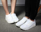 Women Soft Platform Sneakers Green Black Pink Breathable Air Cushion Casual Sports Women Trainers Fashion Lightweight Tennis Sport Walking Athletic Casual Footwear Sneakers Stevvex