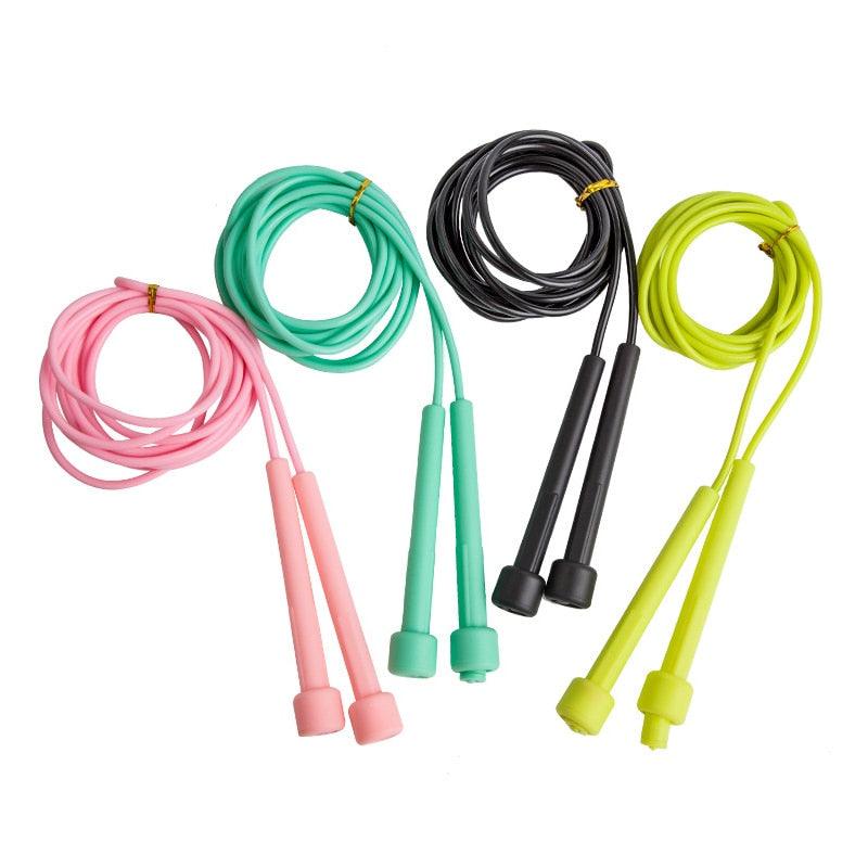 Women Speed Jump Rope Professional Men Gym PVC Skipping Rope Adjustable Fitness Tangle-Free Fast Jumping Ropes For Fitness  Adjustable Skipping Rope For Muscle Boxing Training Workout Skipping Rope Stevvex