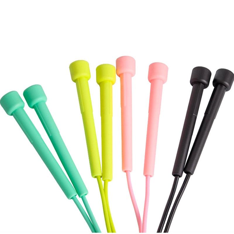 Women Speed Jump Rope Professional Men Gym PVC Skipping Rope Adjustable Fitness Tangle-Free Fast Jumping Ropes For Fitness  Adjustable Skipping Rope For Muscle Boxing Training Workout Skipping Rope Stevvex