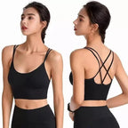 Women Sports Bra Sexy Brathable Sports Top Yoga Bra Push Up Top Female Gym Fitness Sports Underwear Female Seamless bra