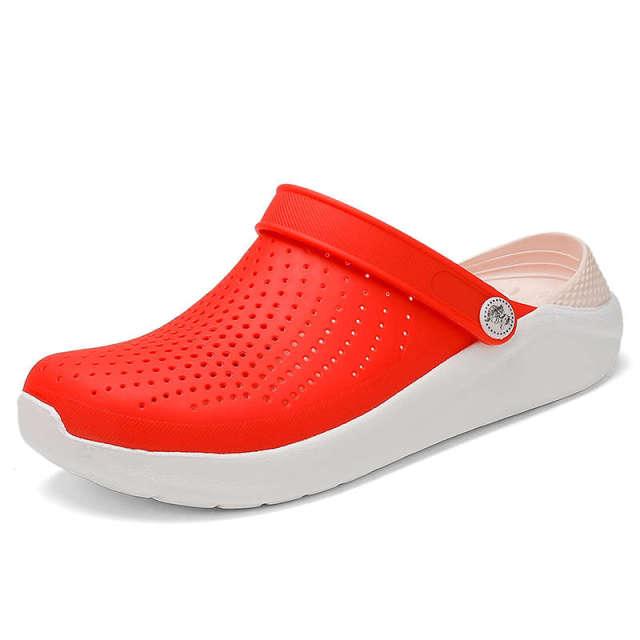 Women Summer Flip Flops Sandals Beach Shoes Womens Casual Garden Clogs Shoes Comfortable Water Shoes Sandals Slippers For Work Gym Beach Stevvex