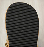 Women Summer Newest Fashion Chain Flip-flops Sandal Slippers Shoes Woman Flat Platform Sandals Casual Flat Slippers Slides Shoes Flat Sandals Casual Summer Shoes Stevvex