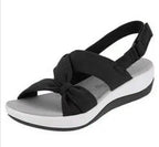 Women Summer Open Toe Sandals Women Bow Platform Comfy Beach Sandals Women Bow-Knot Platform Simple Outdoor Flip-Flops Beach Sandals Fashion Slippers Summer Sandals Stevvex