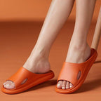 Women Summer Slippers Beach Slide Sandals Flip Flops Non-slip Soft Sole Men Couple Casual Shoes Non-Slip Quick Drying Slipper For Women Men Thick Sole Indoor Home Spa Open Toe Sandals Stevvex