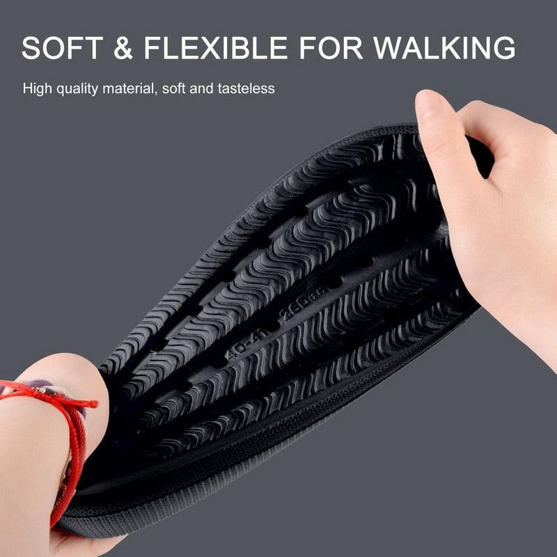 Women Summer Slippers Beach Slide Sandals Flip Flops Non-slip Soft Sole Men Couple Casual Shoes Non-Slip Quick Drying Slipper For Women Men Thick Sole Indoor Home Spa Open Toe Sandals Stevvex