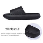 Women Summer Slippers Beach Slide Sandals Flip Flops Non-slip Soft Sole Men Couple Casual Shoes Non-Slip Quick Drying Slipper For Women Men Thick Sole Indoor Home Spa Open Toe Sandals Stevvex