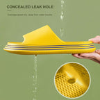 Women Summer Slippers Beach Slide Sandals Flip Flops Non-slip Soft Sole Men Couple Casual Shoes Non-Slip Quick Drying Slipper For Women Men Thick Sole Indoor Home Spa Open Toe Sandals Stevvex
