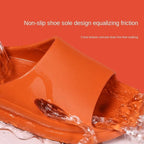 Women Summer Slippers Beach Slide Sandals Flip Flops Non-slip Soft Sole Men Couple Casual Shoes Non-Slip Quick Drying Slipper For Women Men Thick Sole Indoor Home Spa Open Toe Sandals Stevvex