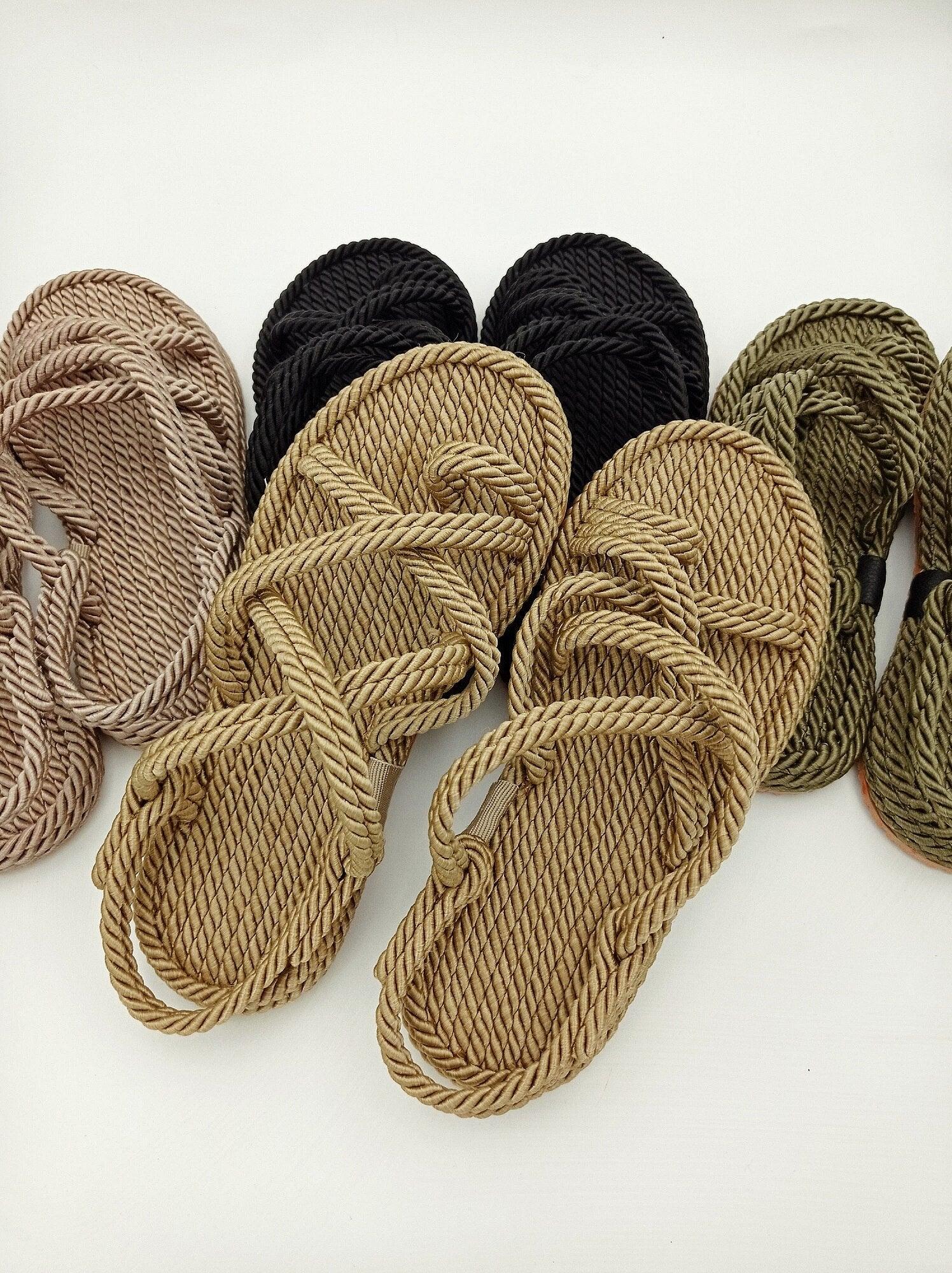 Women Summer Straw Rope Mesh Sandals Cross Tied Flat Sea Beach Casual Light Multi Elegant Design Flip Flop Trend Fashion High Quality Handmade Natural Comfortable Walking Sandals With Arch Support For Women Stevvex
