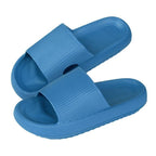 Women Thick Platform Slippers Summer Fashion EVA Soft Sole Beach Slide Sandals Open Toe Soft Home Shoes Non-Slip Soft Shower Spa Bath Pool Gym House Sandals For Indoor And Outdoor Stevvex