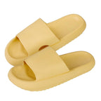 Women Thick Platform Slippers Summer Fashion EVA Soft Sole Beach Slide Sandals Open Toe Soft Home Shoes Non-Slip Soft Shower Spa Bath Pool Gym House Sandals For Indoor And Outdoor Stevvex