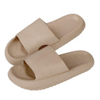 Women Thick Platform Slippers Summer Fashion EVA Soft Sole Beach Slide Sandals Open Toe Soft Home Shoes Non-Slip Soft Shower Spa Bath Pool Gym House Sandals For Indoor And Outdoor Stevvex