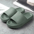 Women Thick Platform Slippers Summer Fashion EVA Soft Sole Beach Slide Sandals Open Toe Soft Home Shoes Non-Slip Soft Shower Spa Bath Pool Gym House Sandals For Indoor And Outdoor Stevvex