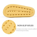 Women Thick Platform Slippers Summer Fashion EVA Soft Sole Beach Slide Sandals Open Toe Soft Home Shoes Non-Slip Soft Shower Spa Bath Pool Gym House Sandals For Indoor And Outdoor Stevvex