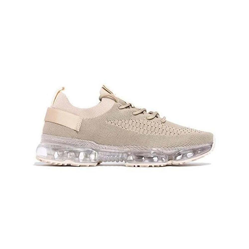 Women Trendy Sneakers Fashion Cushion Lace Up Running Sport Sneakers Outdoor Sport Shoes Spring Summer Couple Cushion Flats Training Running Breathable Sneakers Stevvex