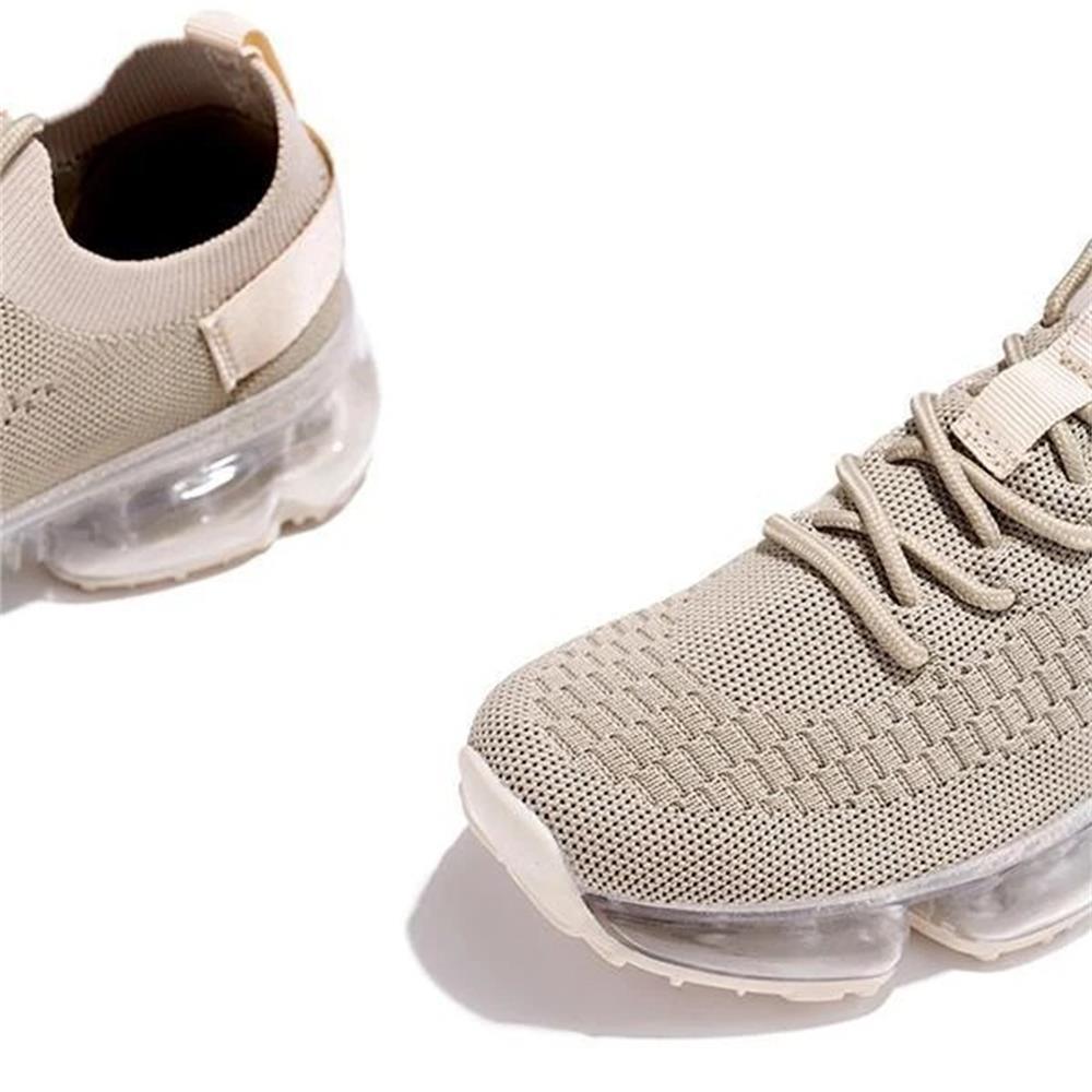 Women Trendy Sneakers Fashion Cushion Lace Up Running Sport Sneakers Outdoor Sport Shoes Spring Summer Couple Cushion Flats Training Running Breathable Sneakers Stevvex
