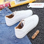 Women White Business Sneakers Fashion Woman's Spring Trend Casual Sport Shoes New Comfort White Platform Ultra Lightweight Walking Non Slip Sneakers