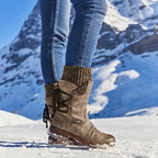Women Winter Boots Strong Hoof Heels Fashion Comfort Warm Design Stevvex